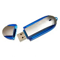 USB-Флешка на 8Gb овальной формы с логотипом